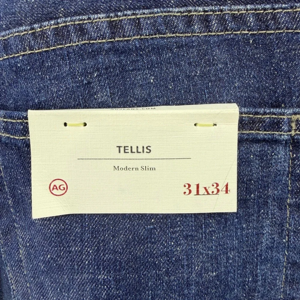 AG Adriano Goldschmied Tellis Modern Slim Jeans Mens 31x34 (Fits 32x33.5) New!